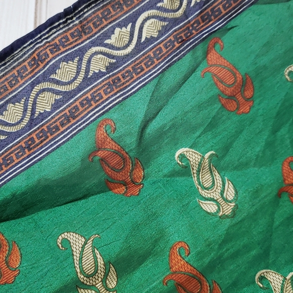 Darn Good Yarn Sari Silk Wrap Skirt Tea Goddess - Picture 10 of 16